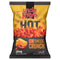 Bag of Uncle Ray's Hot Cheese Crunch snack with yellow and black design.